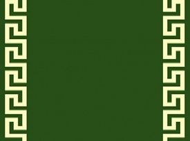 Однотонный ковровая дорожка меандр версаче зеленая