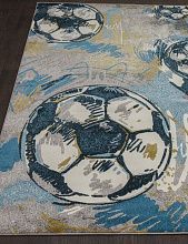 Детский ковер с футбольным мячом ФУТБОЛ RIO C077 MULTICOLOR