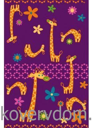 Ковер детский FUNKY Giraffe a violet