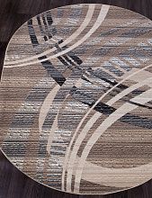 Ковер SIERRA D284 BEIGE-BROWN Овал