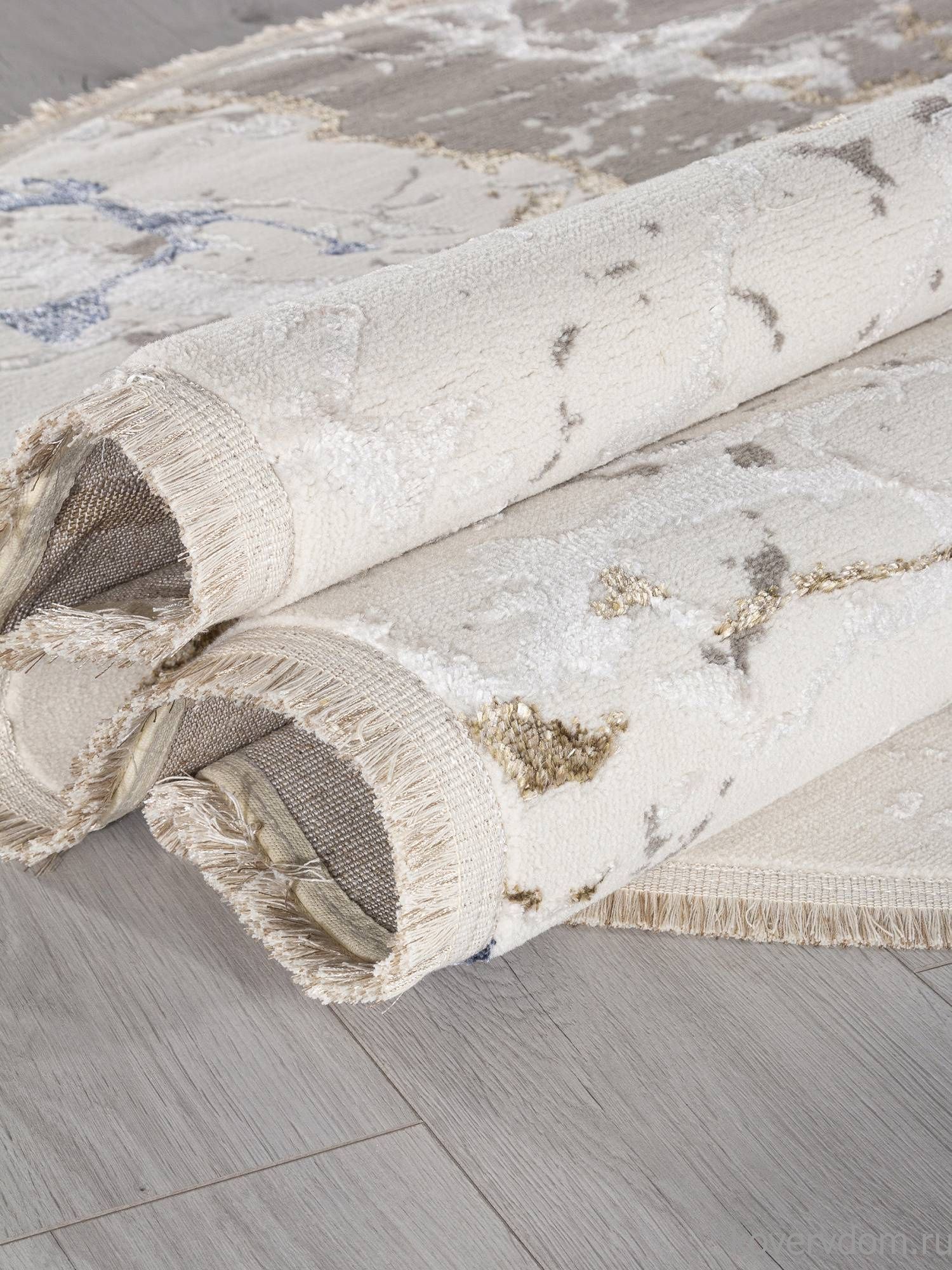 Ковер MOSSO 27231A GRY / NAVY Овал