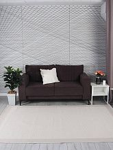 Тонкий ковер-циновка ECO 2002A BEIGE