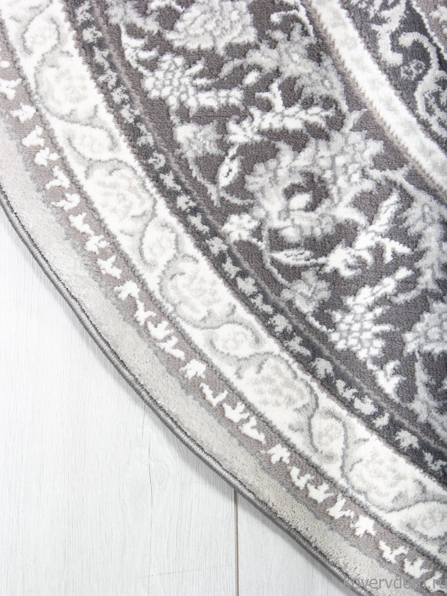 Ковер ARMINA GA007G GREY / GREY Круг