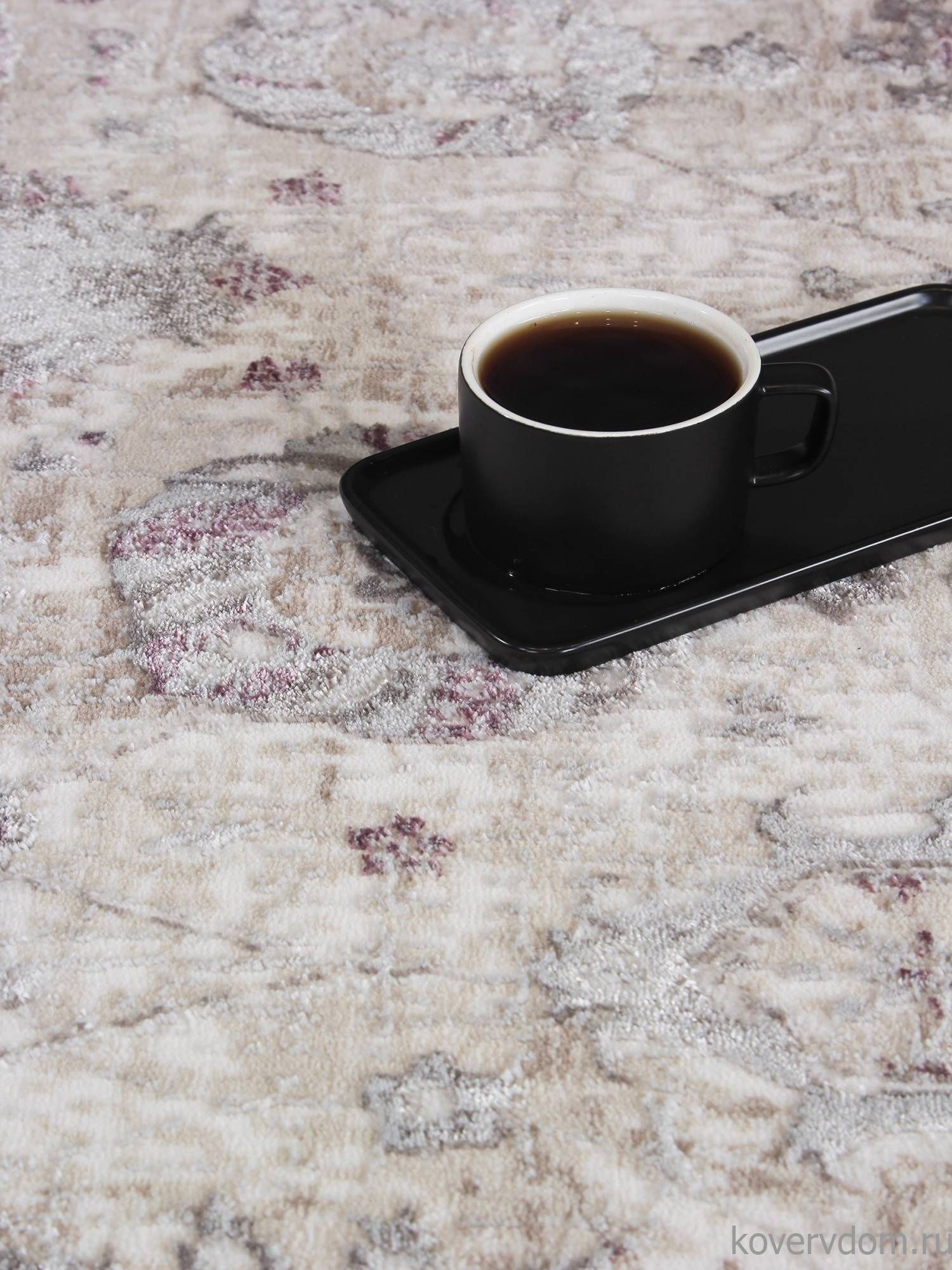 Ковер LILY 9312A S.WHITE / P.LILAC