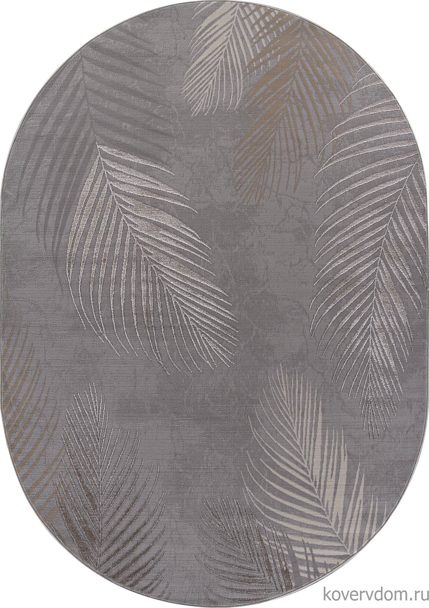 Ковер LIMAN F167 GRAY Овал