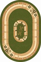 Ковер DA VINCI 5263 GREEN Овал
