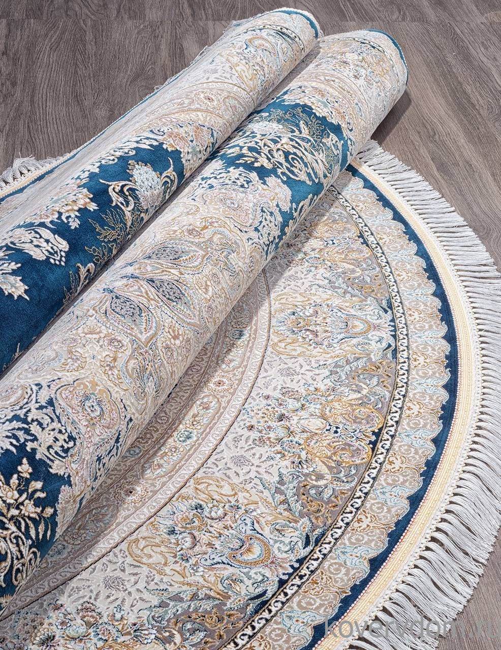 Ковер FARSI 1500 267 DARK BLUE Круг