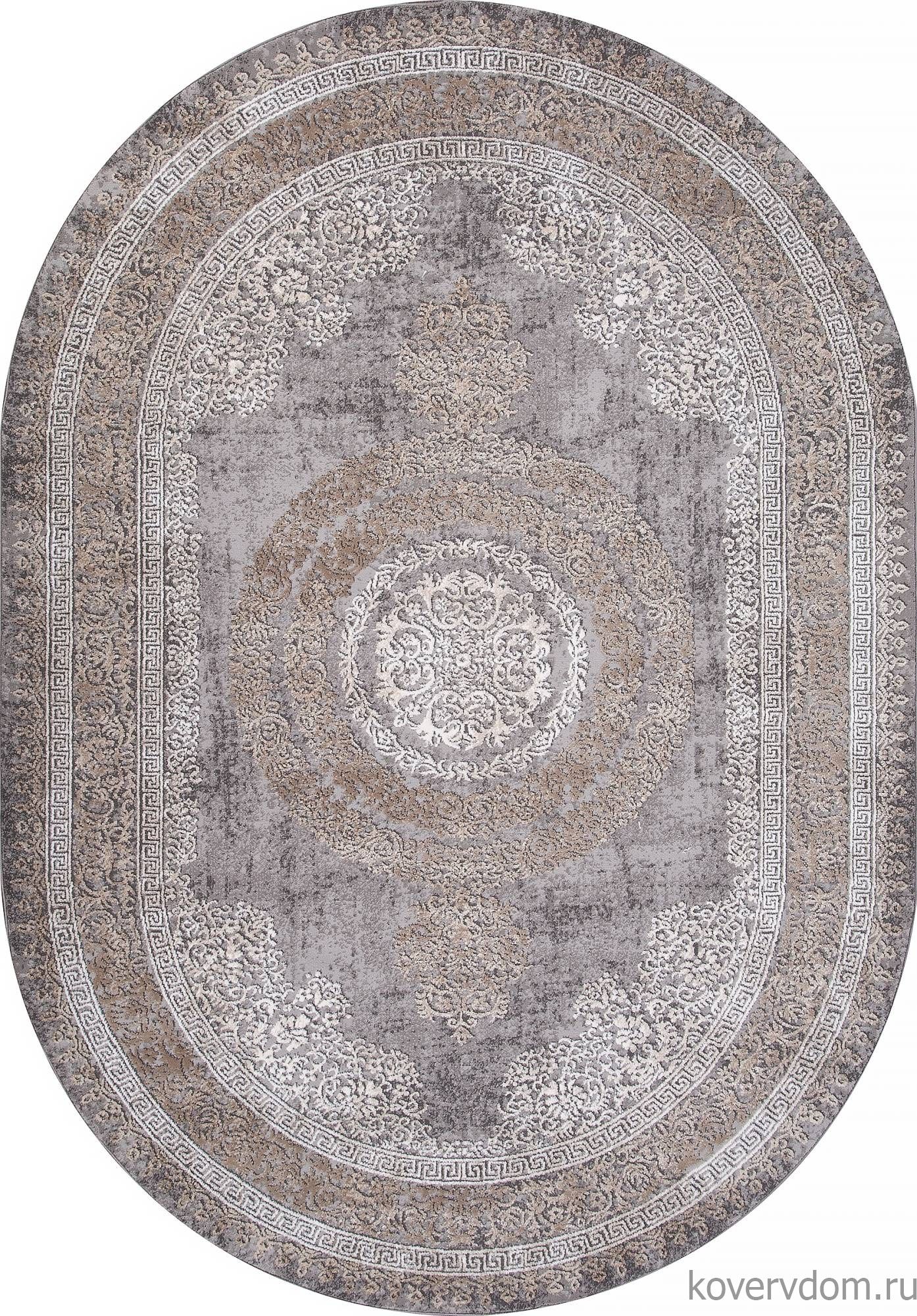 Ковер ARMINA 04073C GREY / BROWN Овал Ковер ARMINA 04073C GREY / BROWN Овал