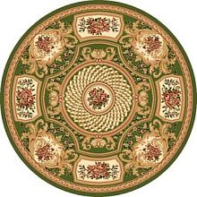 Круглый ковер зеленый OLYMPOS D170 GREEN Круг