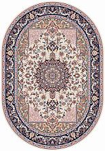 Ковер SHAHREZA d212 CREAM-NAVY Овал