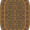 Ковер шерстяной Floare NIZAMI 267-5405 ОВАЛ