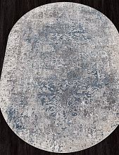 Винтажный ковер из Турции KIRKE 02946B BLUE / BEIGE Овал