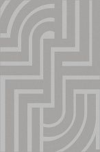 Ковер серый MILOS F439 GRAY