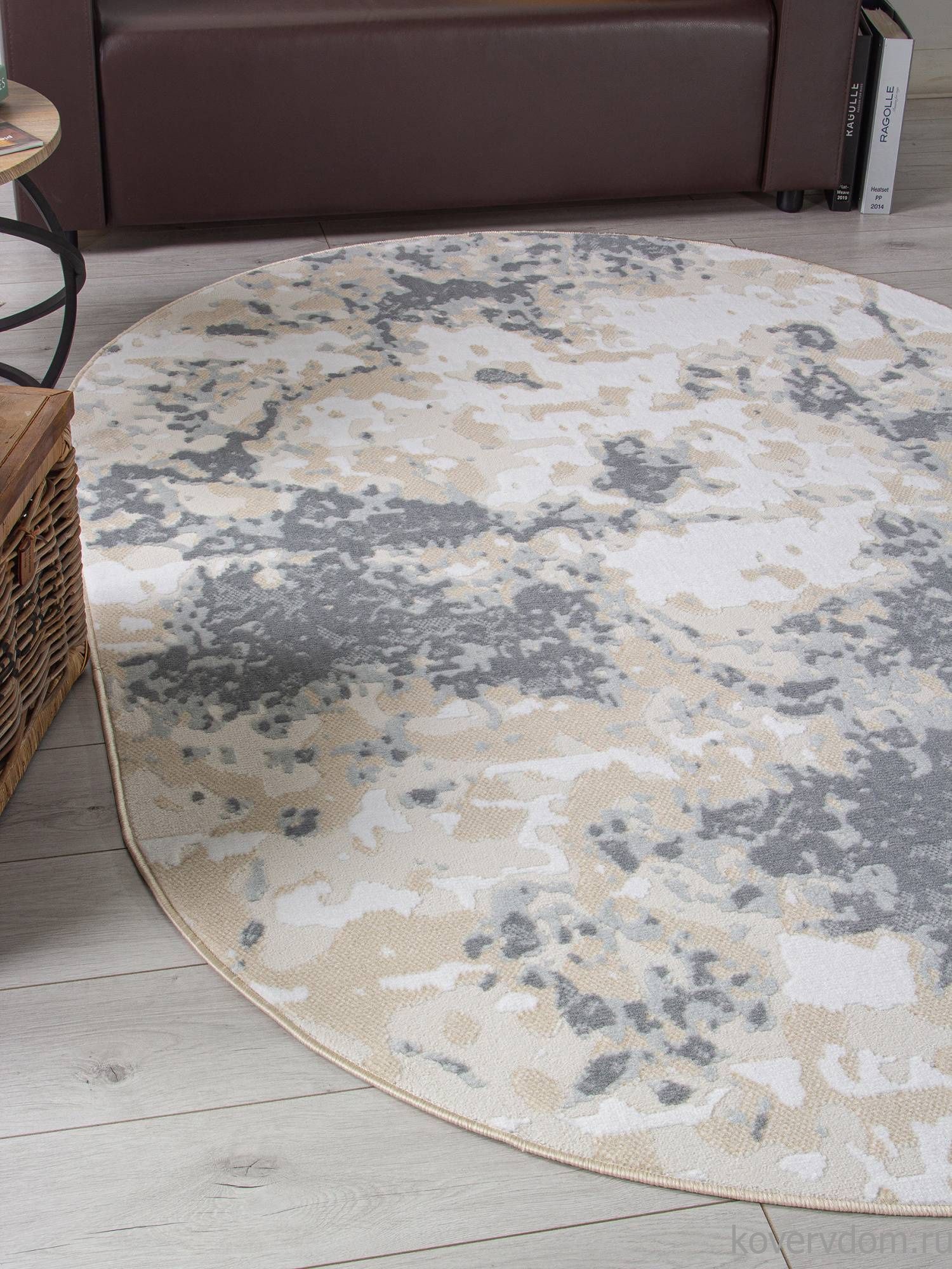 Ковер CUBA F269 BLUE Овал