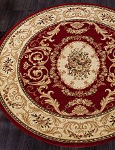 Круглый ковер красный OLYMPOS d066 RED Круг