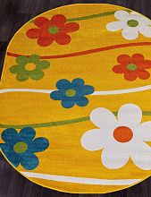 Ковер CRYSTAL 1021 YELLOW Овал