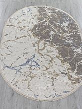 Овальный ковер синий MOSSO 27231A GRY / NAVY Овал