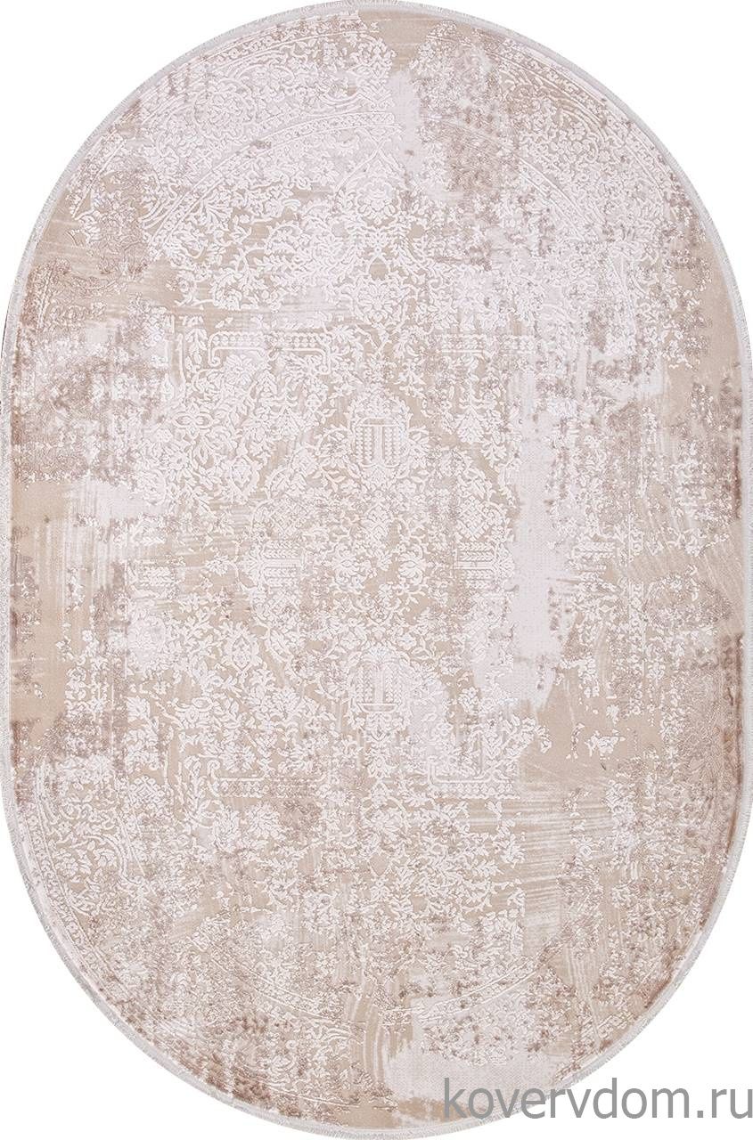 Ковер ALLURES 12216 CREAM / CREAM Овал