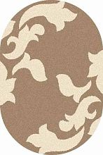 Овальный ковер бежевый PLATINUM t620 D.BEIGE-CREAM Овал