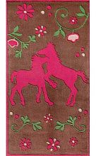 Ковер Boing Carpet детский ручной работы Ki You Лошадки PF-102-01