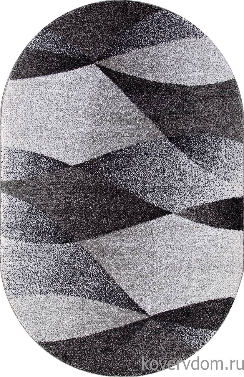 Ковер PLATINUM t636 GRAY Овал