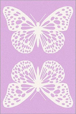 Ковер SOFT Butterfly rose Бабочки