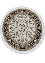 Круглый ковер красный SHAHREZA D210 CREAM-RED Круг