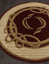 Круглый ковер красный OLYMPOS a704 RED Круг