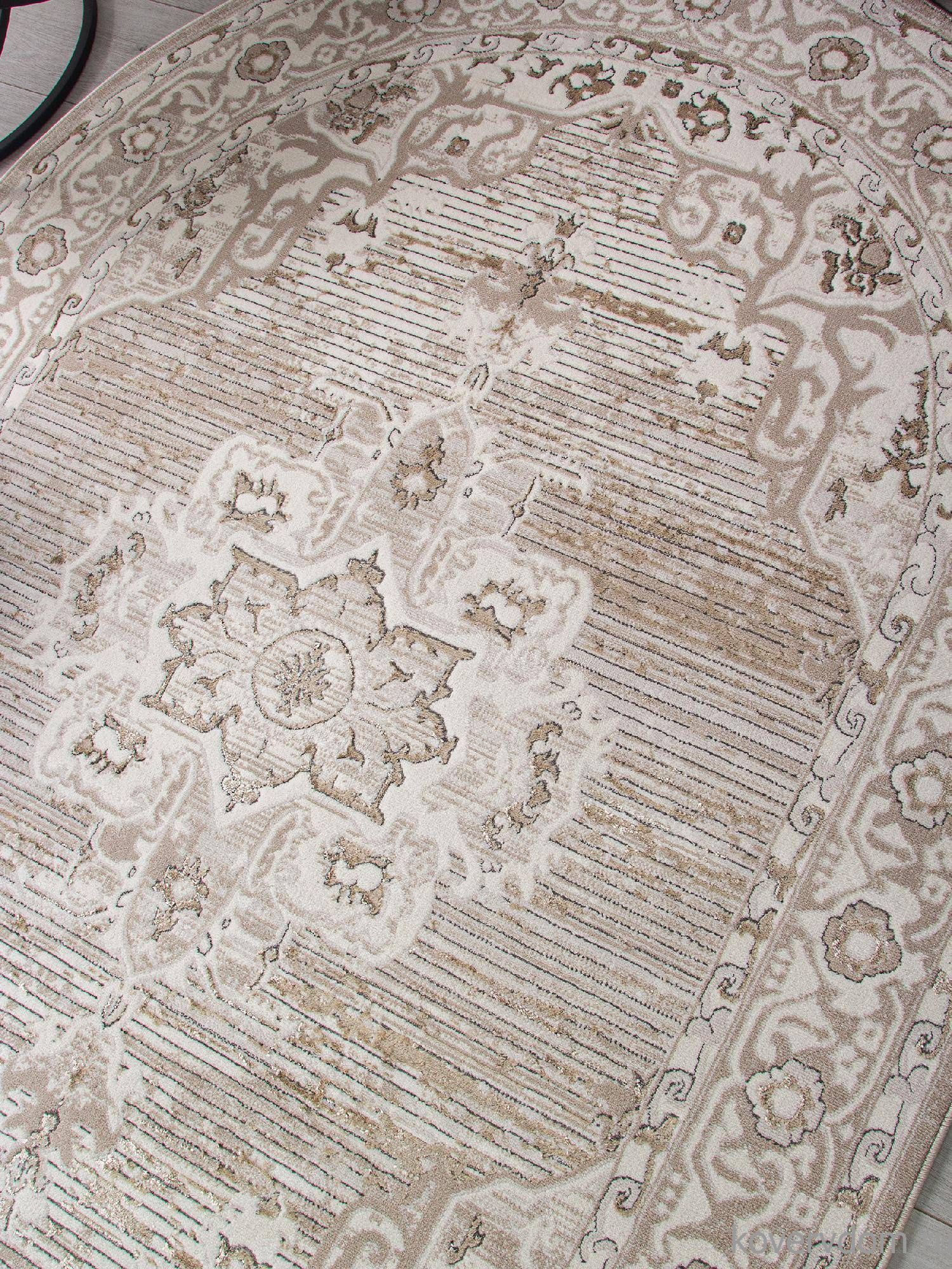 Ковер NOVA-A 04089A CREAM HB / LIGHT GRI HB Овал